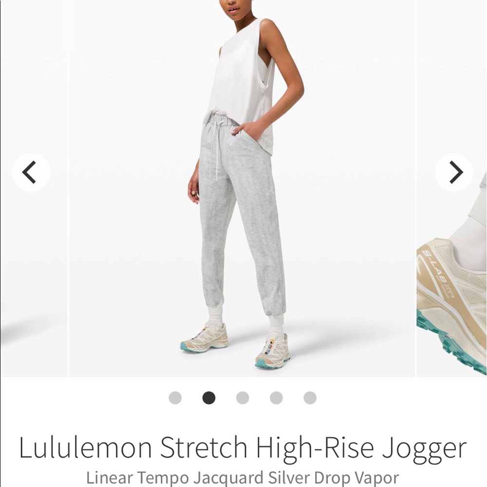 Stretch high rise jogger lululemon NWT